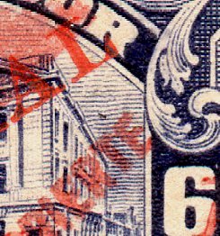 sellos timbres-poste Briefmarken stamps El Salvador 1917 Official Stamps surcharged Tram Trolley Tranvia National Theatre teatro nacional 